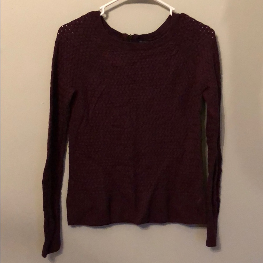American Eagle Purple crewneck sweater